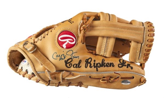 Cal Ripken Jr. Signed Rawlings "2131 Consecutive Games" Pro-Model   Glove (1 of 5 Produced!)